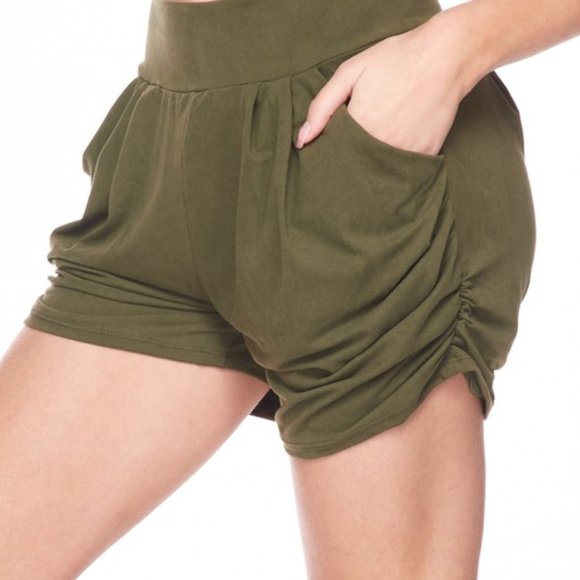 Harem Short with Pockets - Picture 1 of 1